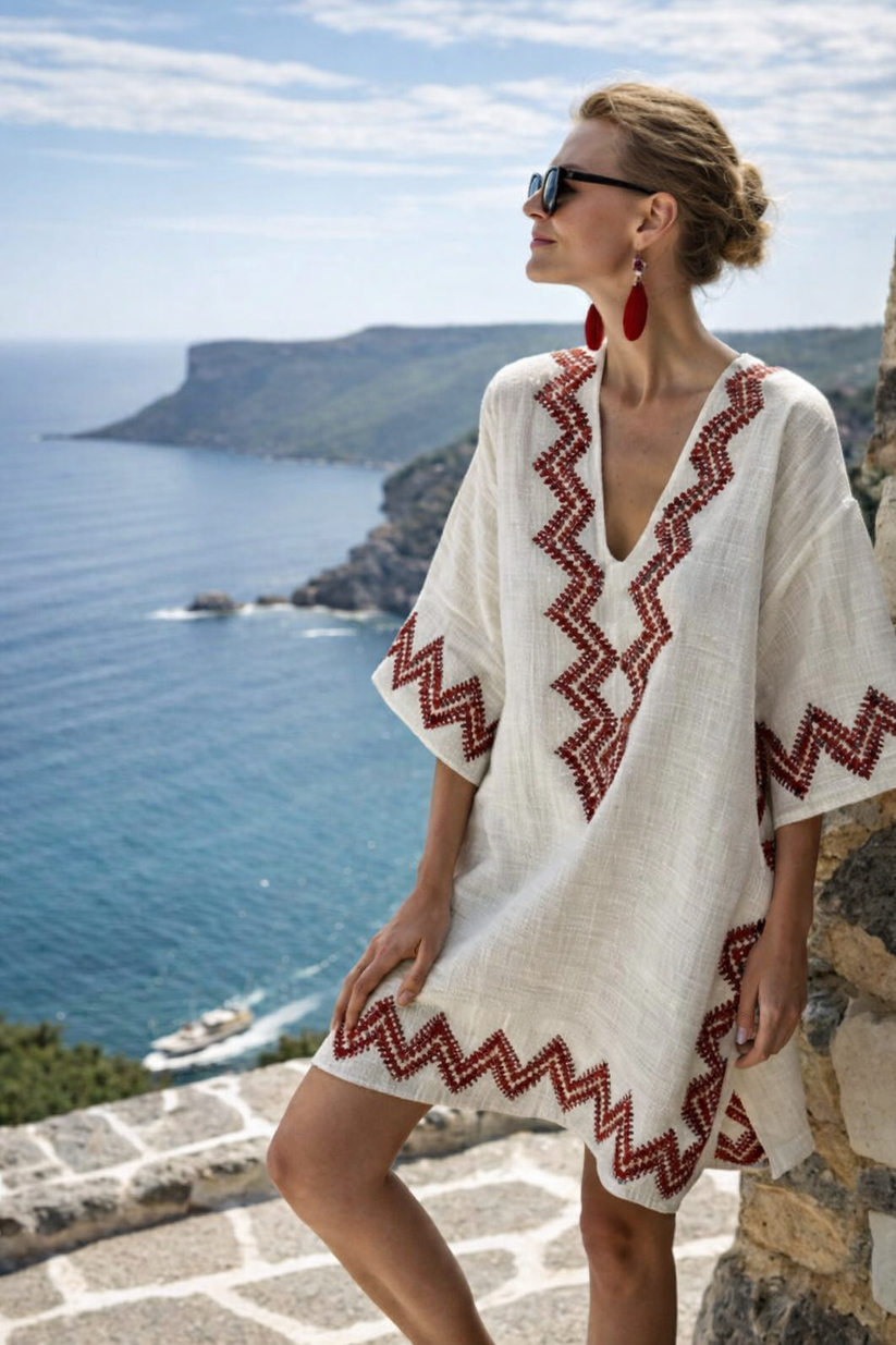 Women's Short Loose-Fit Summer Beach Dress