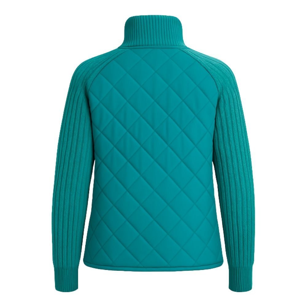 Nala Quilted Cable-Knit Sleeve Hybrid Jacket