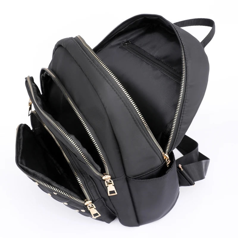 Women's Lightweight Nylon Commuter Backpack