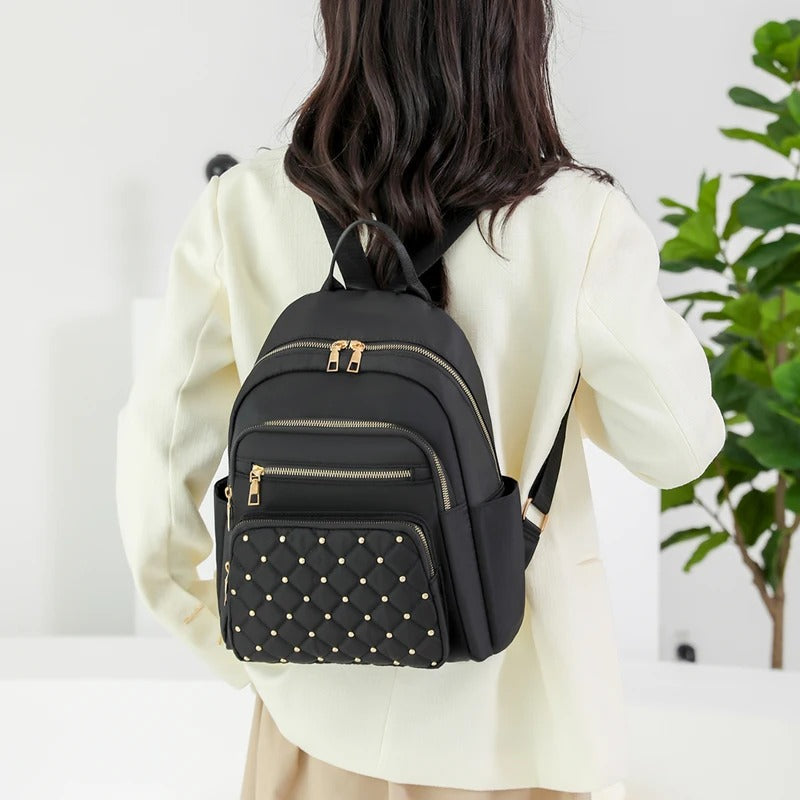Women's Lightweight Nylon Commuter Backpack