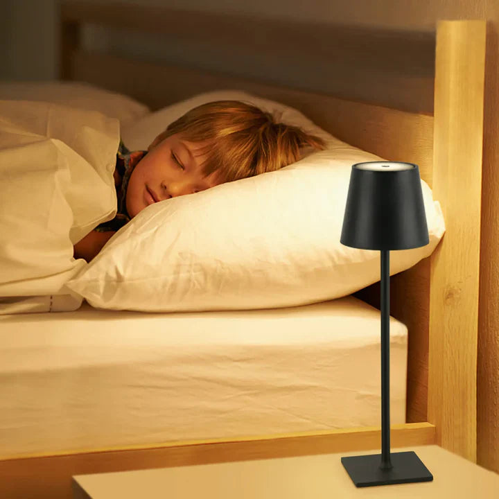 Cordless LED Table Lamp with Touch Dimmer and 16-Hour Battery