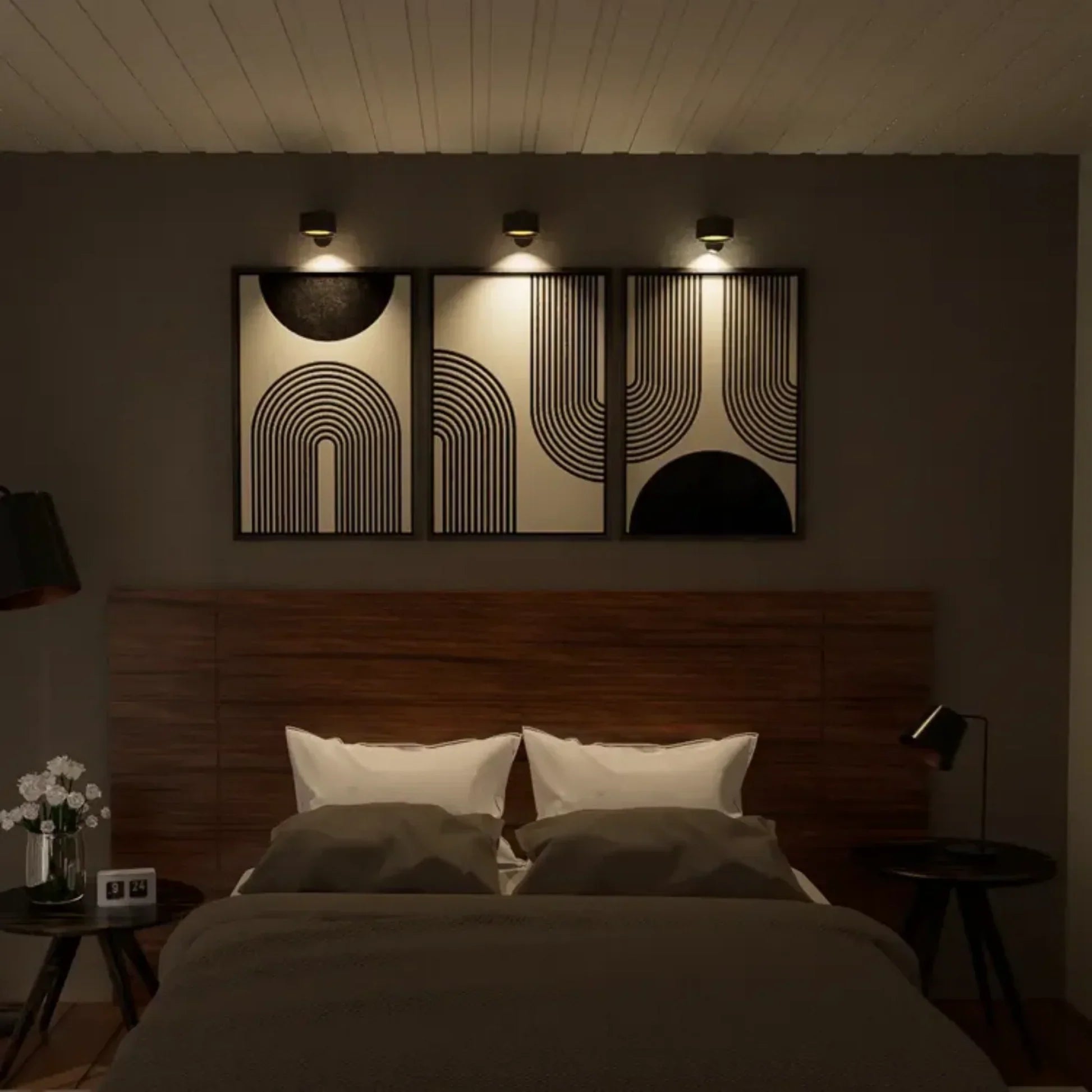 Rechargeable Wireless Wall Lamp With 360° Rotation