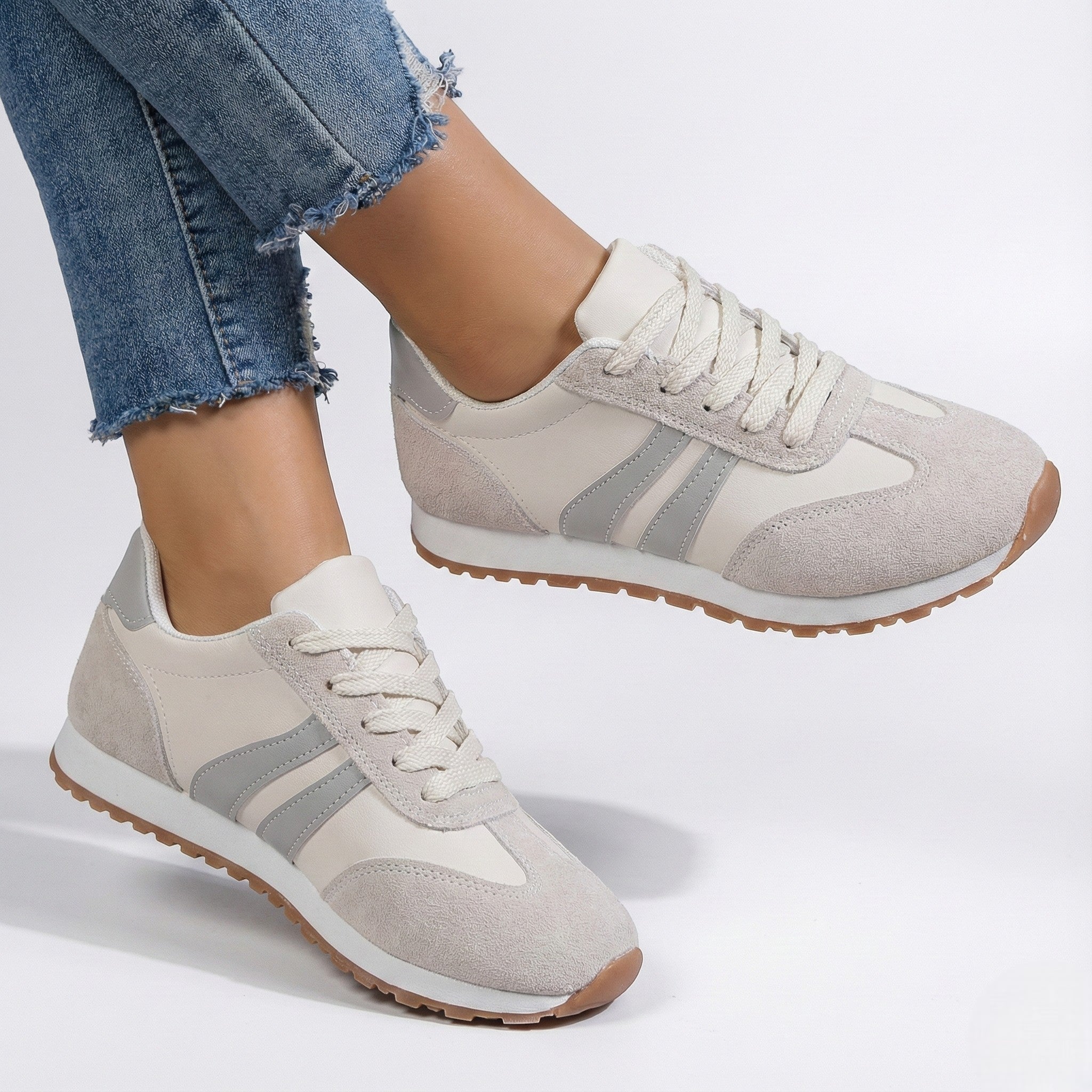 Lily Women's Lightweight Orthopaedic Lace-Up Trainers