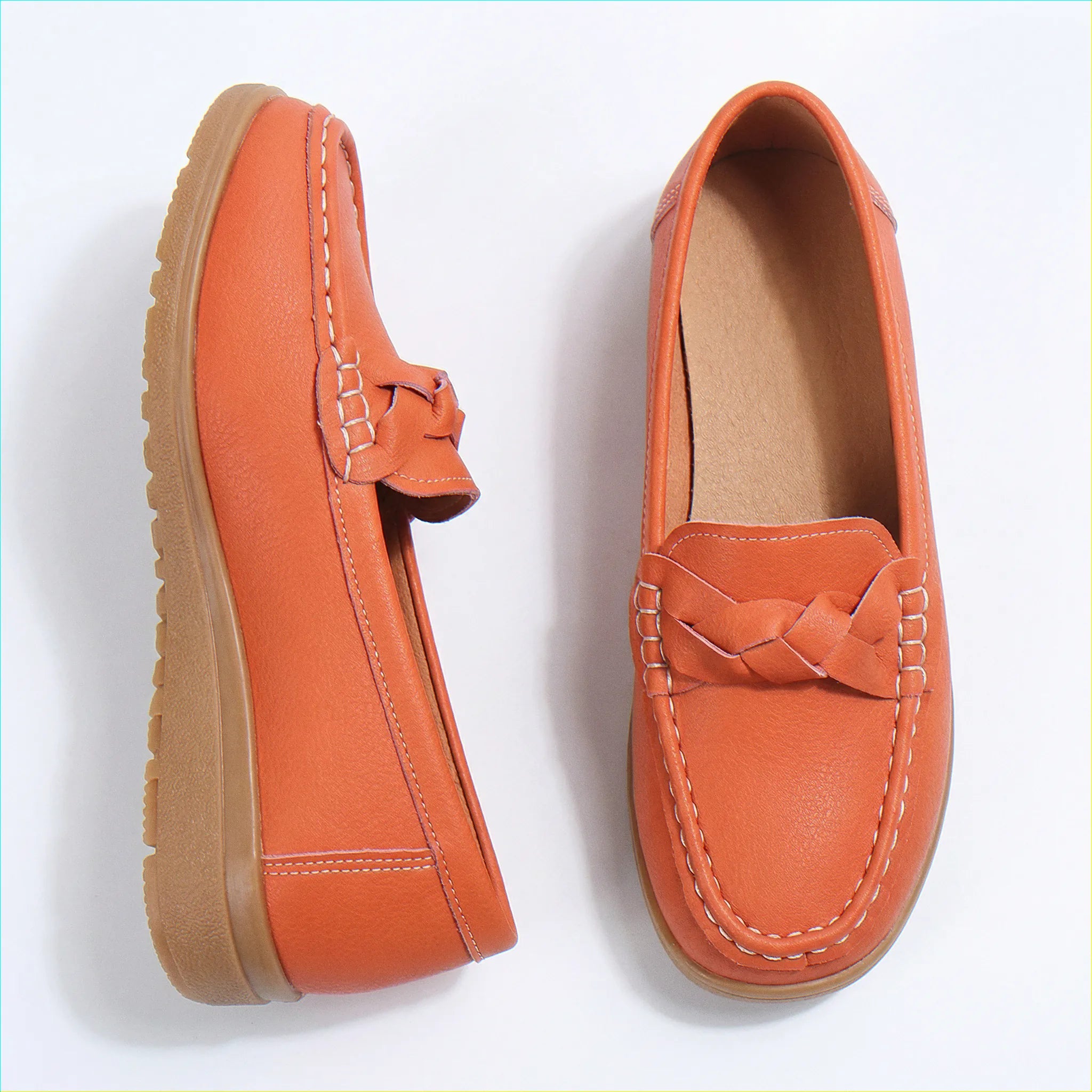 Women's Wide Fit Orthopedic Loafers | Slip-On Arch Support