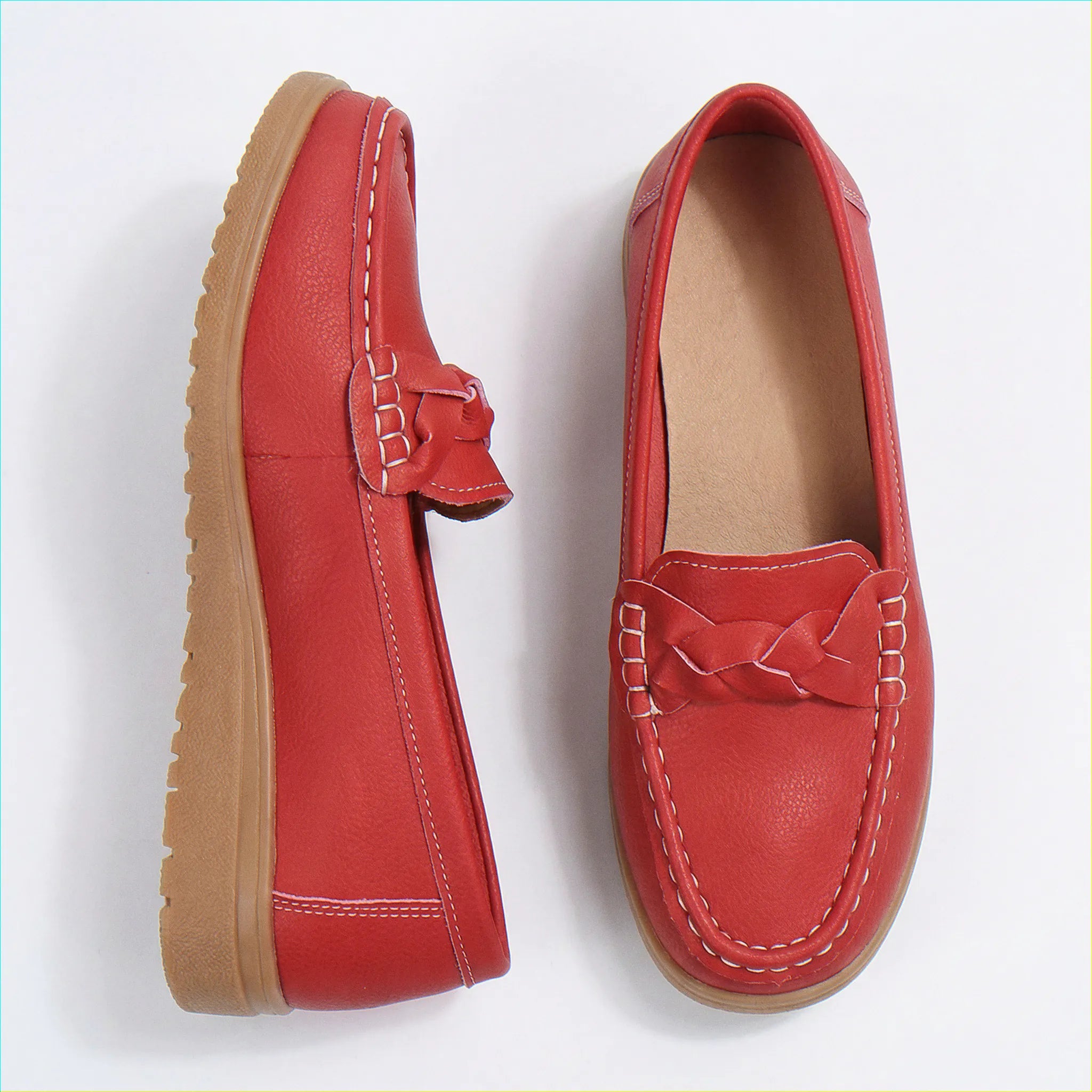 Women's Wide Fit Orthopedic Loafers | Slip-On Arch Support