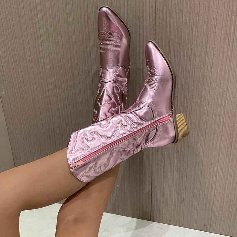 Elegant Western Cowboy Boots