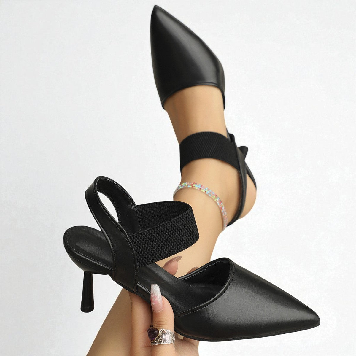 Slingback Pointed Toe Pumps