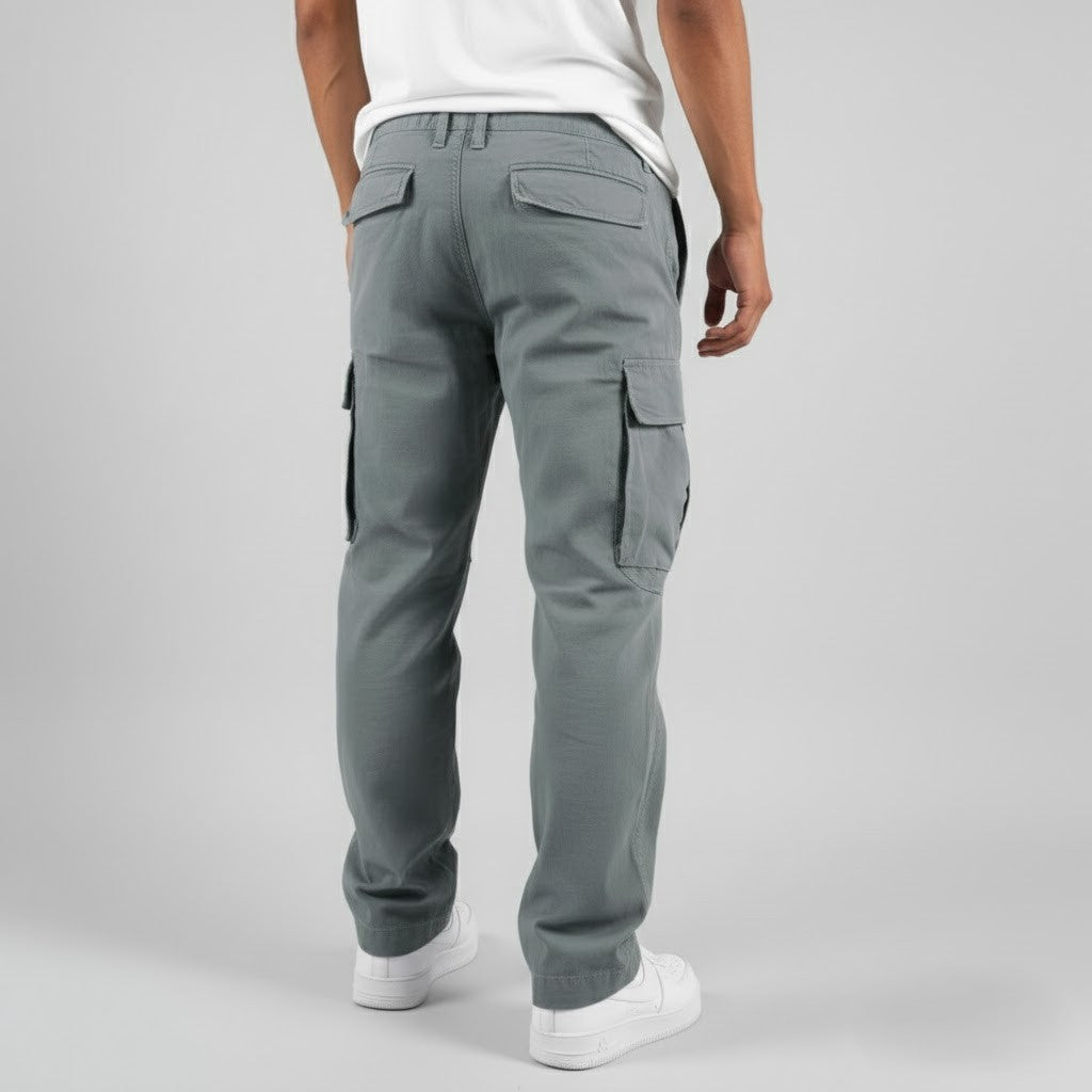 Straight Leg Cargo Utility Pants
