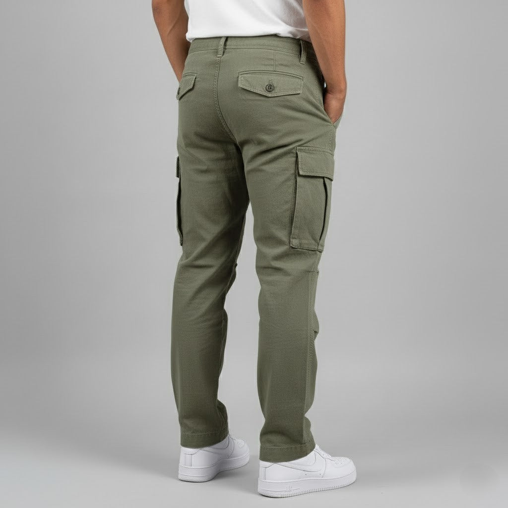 Straight Leg Cargo Utility Pants