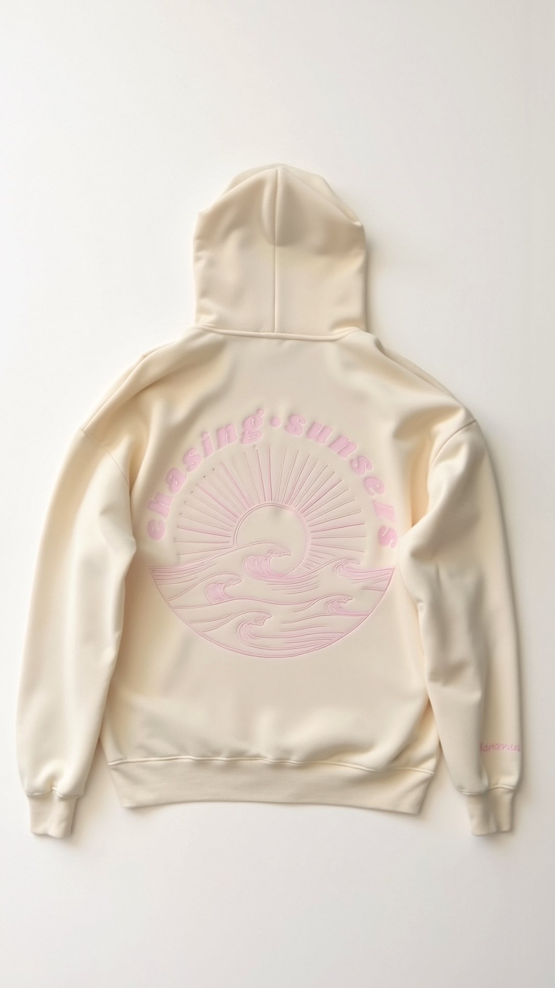 Embroidered Oversized Hooded Sweatshirt