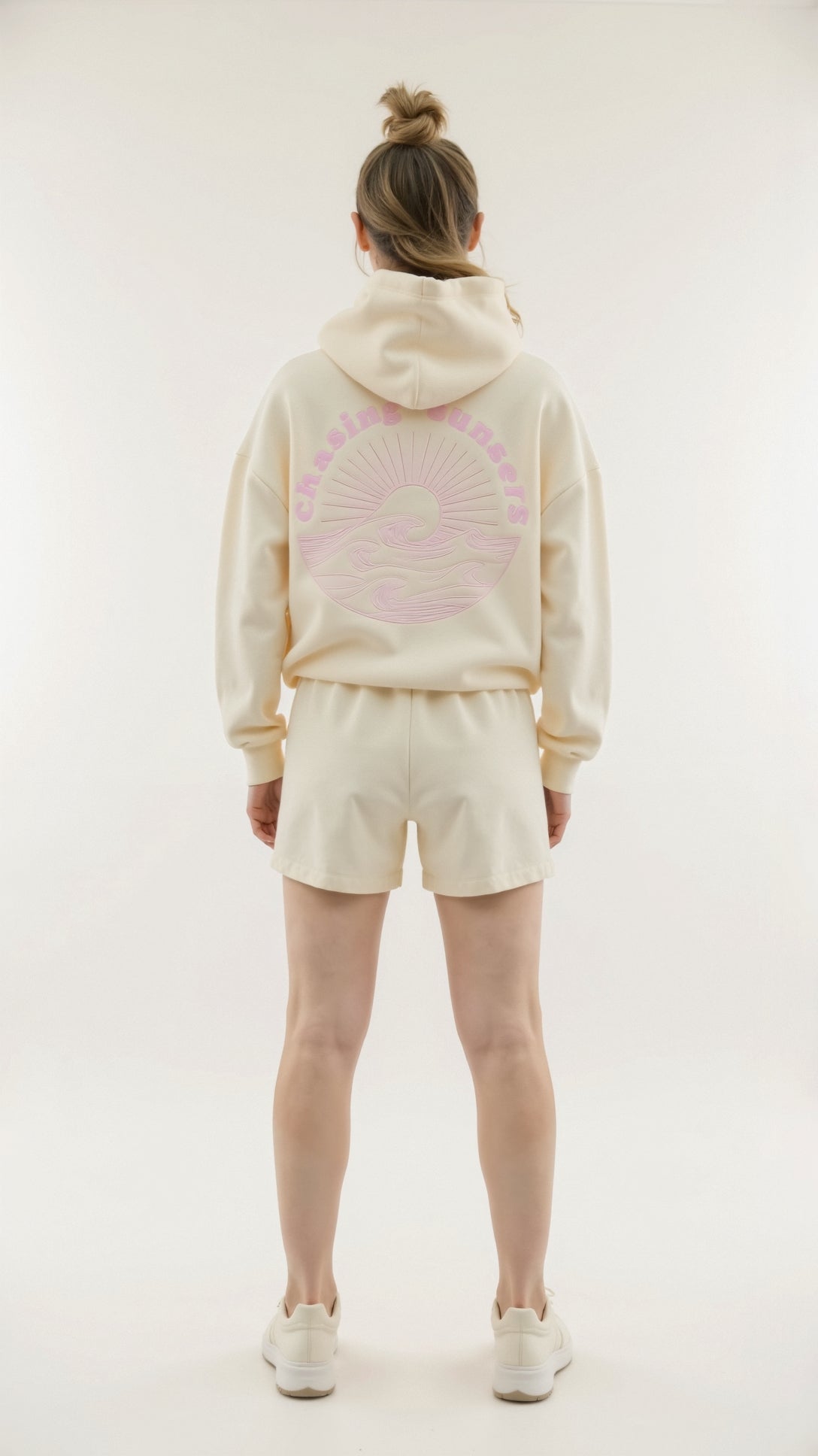 Embroidered Oversized Hooded Sweatshirt
