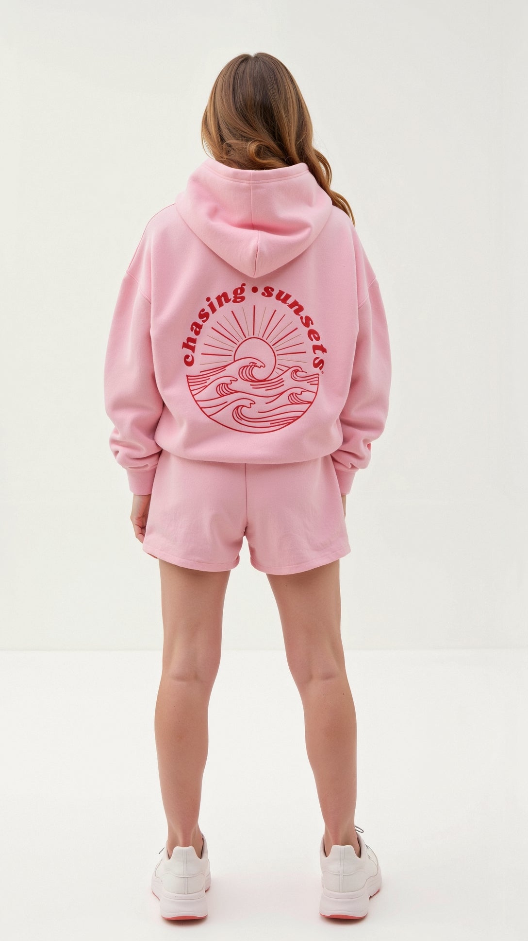 Embroidered Oversized Hooded Sweatshirt