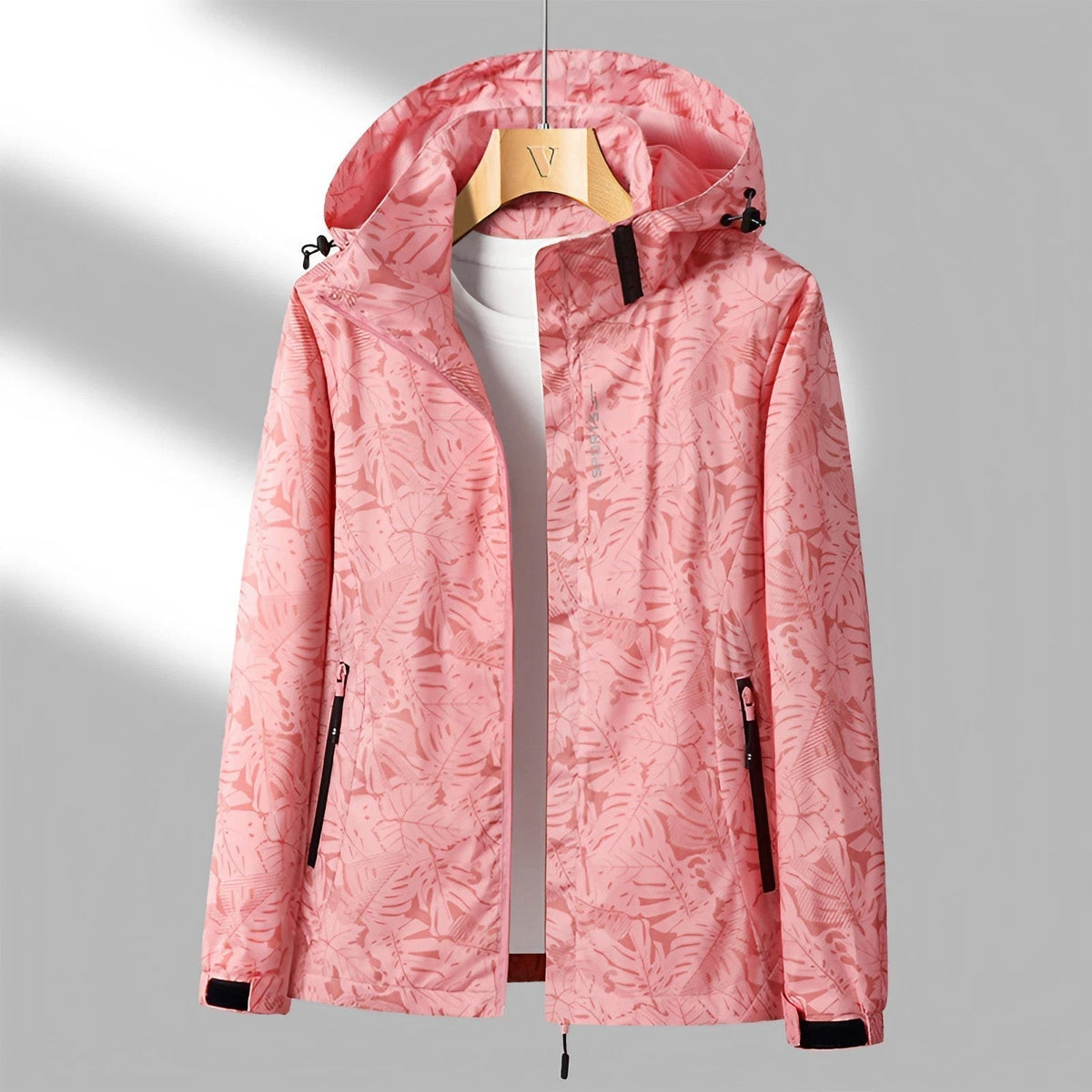 Lia Waterproof Hooded Zip Jacket