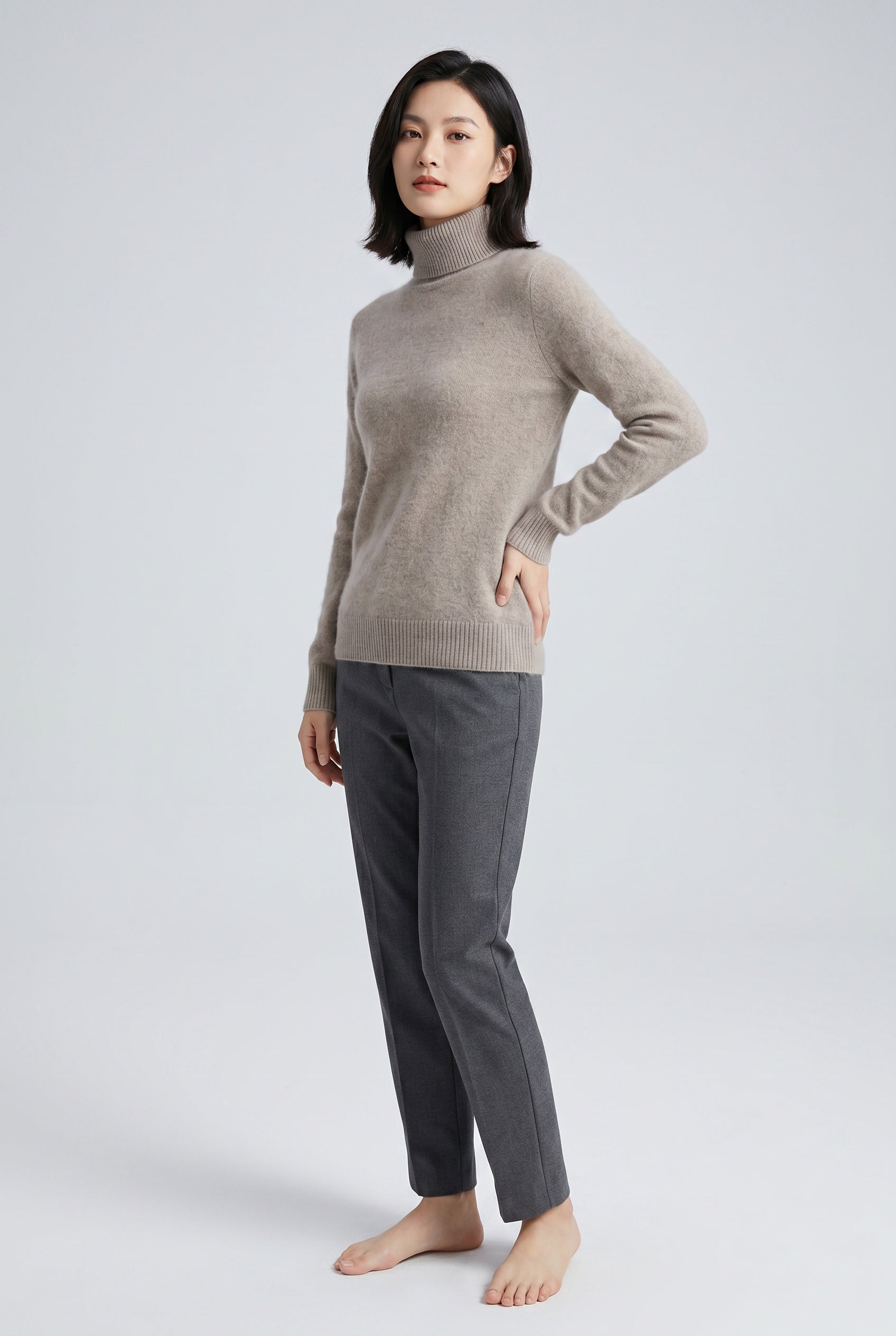 Classic Fitted Turtleneck Sweater – 16 Colors