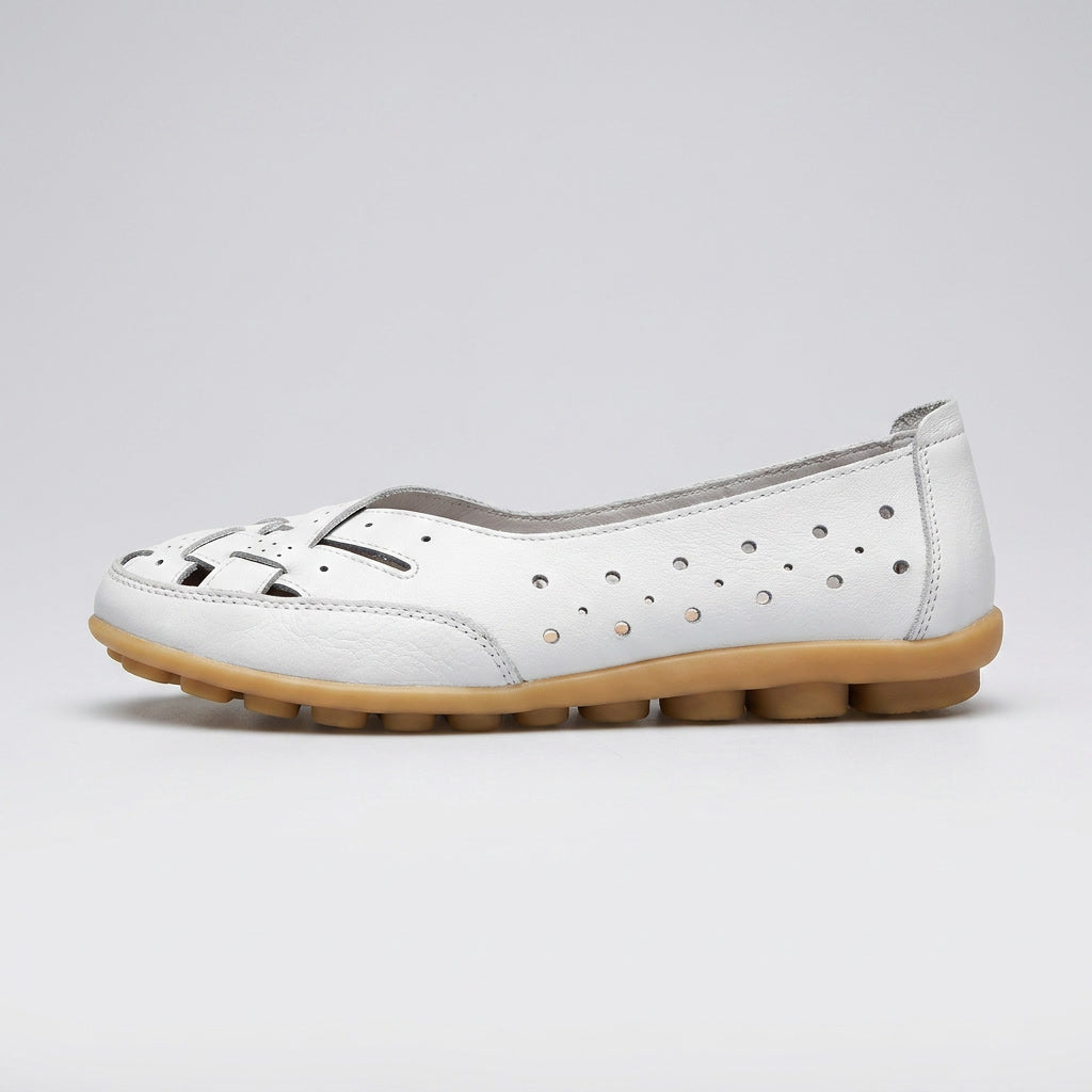 Breathable Leather Orthopaedic Loafers with Gel Sole