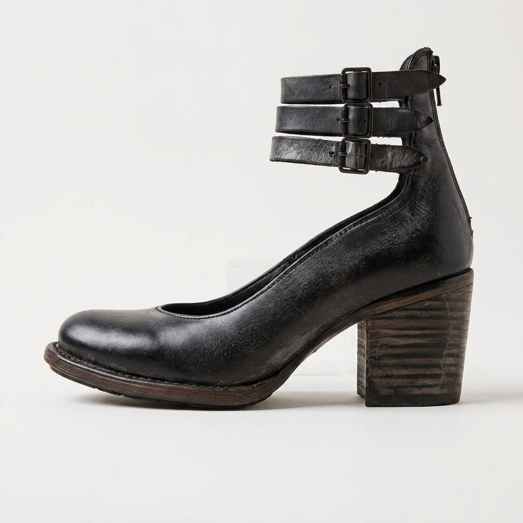 Women's PU Leather Heeled Everyday Shoes