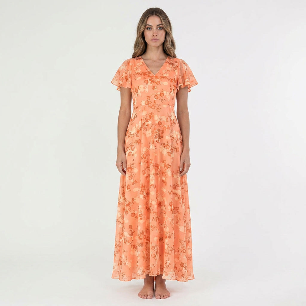 Figure Flattering Casual Midi Dress
