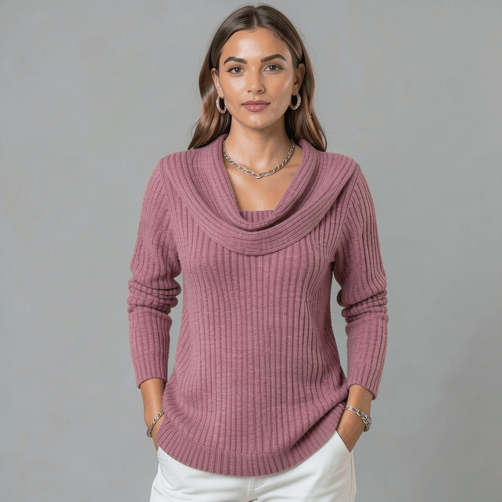 Nora Cowl Neck Soft Knit Jumper
