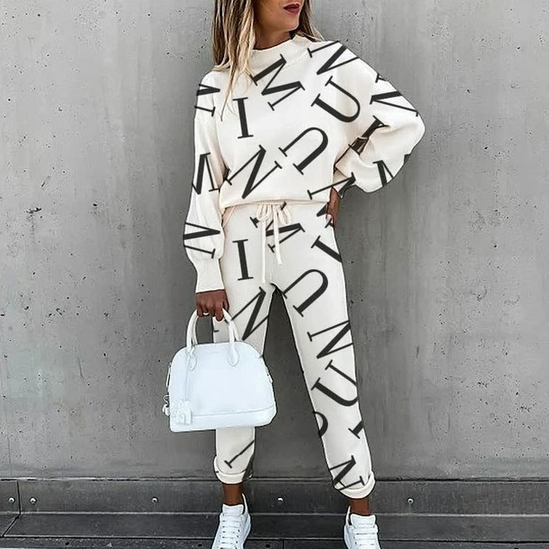 Women's Casual Two-Piece Tracksuit