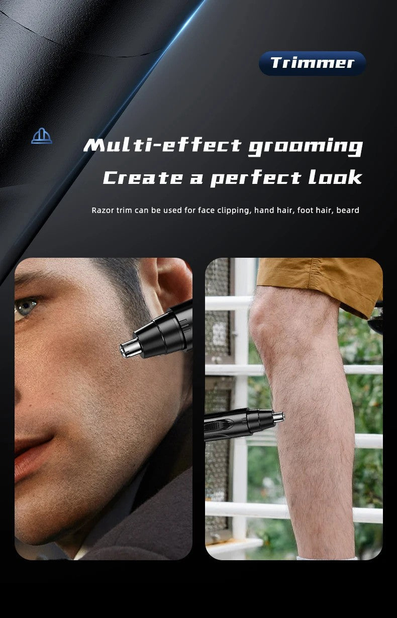 Rechargeable Painless Nose And Ear Trimmer