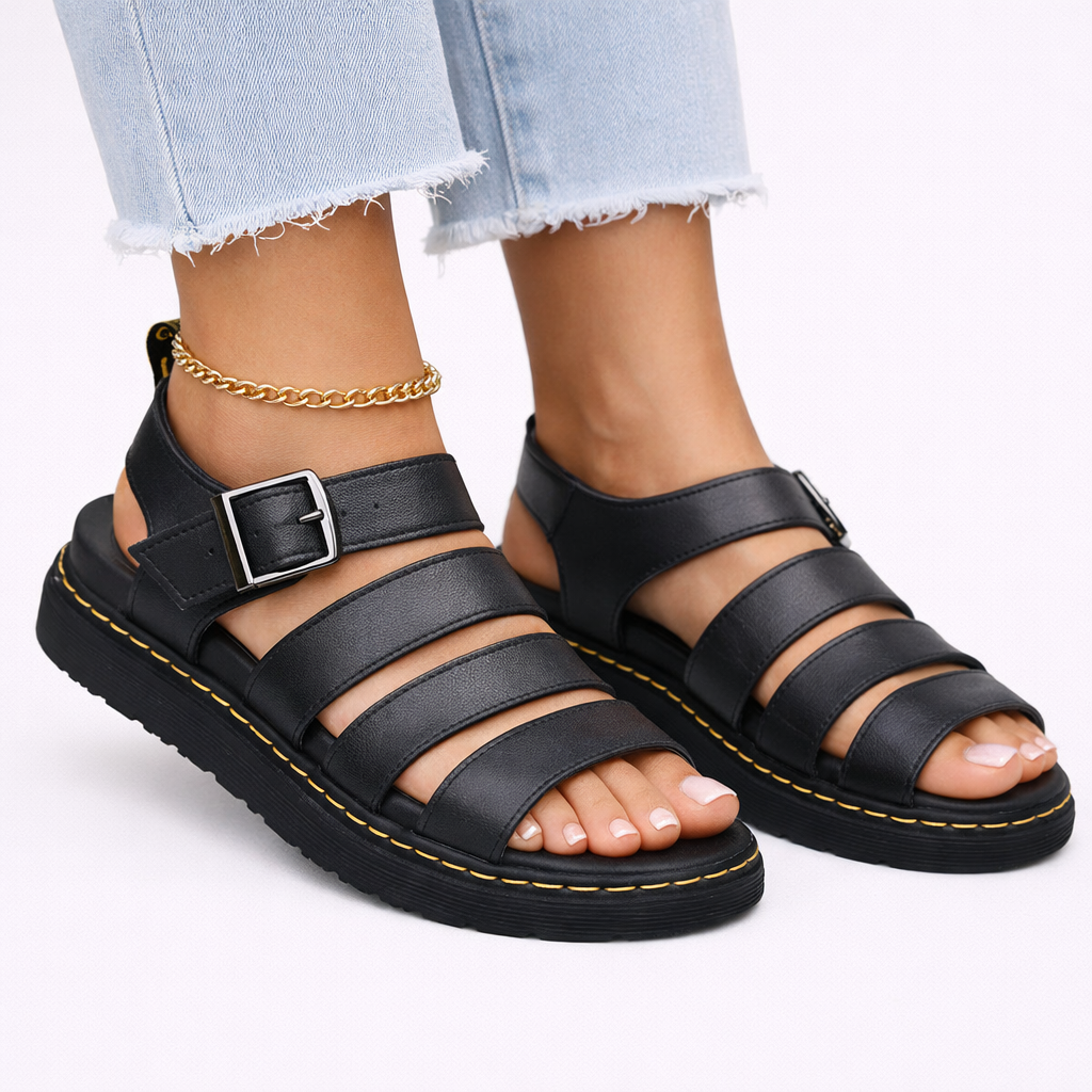 Chunky Platform Sandals for Women with Sturdy Sole