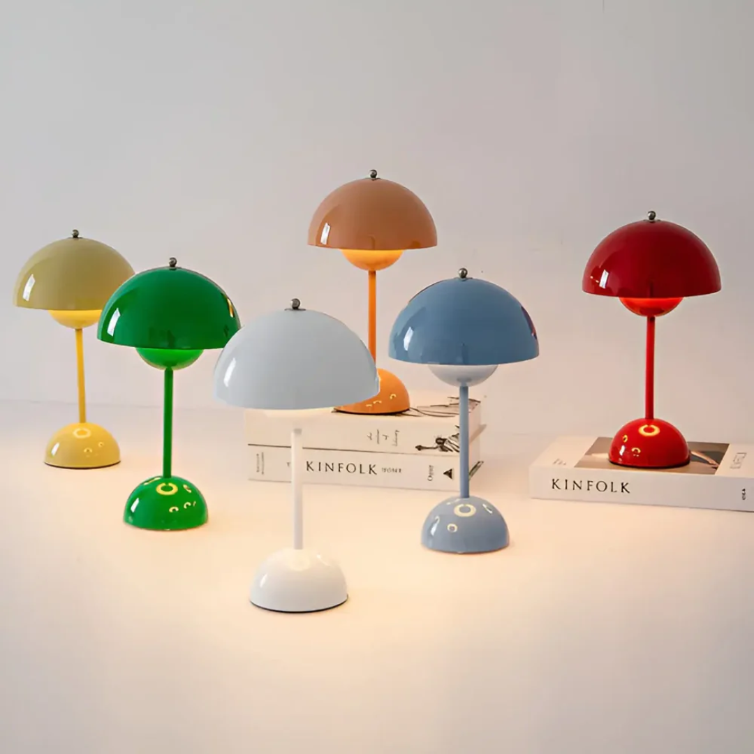 Wireless Scandinavian Touch Table Lamp