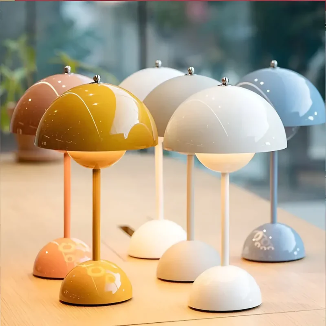 Wireless Scandinavian Touch Table Lamp