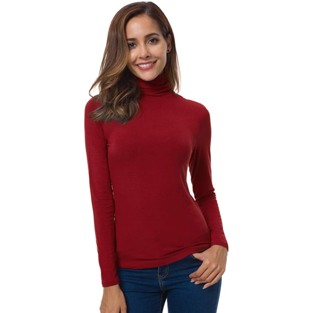Petra Ribbed Slim Fit Turtleneck