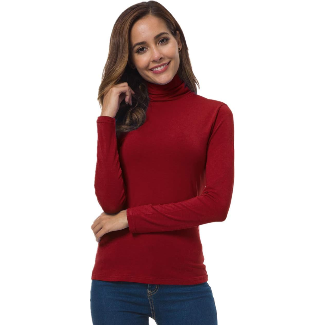 Petra Ribbed Slim Fit Turtleneck