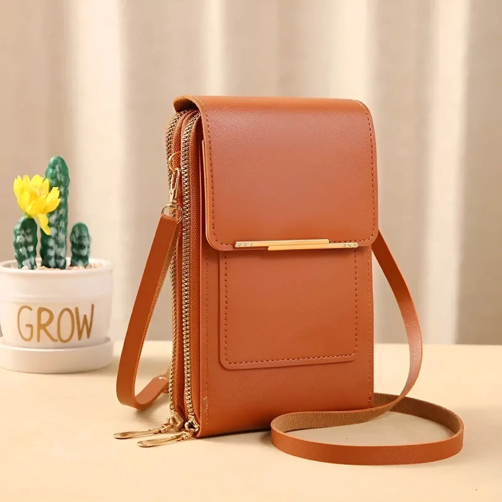 Soft Leather Anti-Theft Shoulder Bag