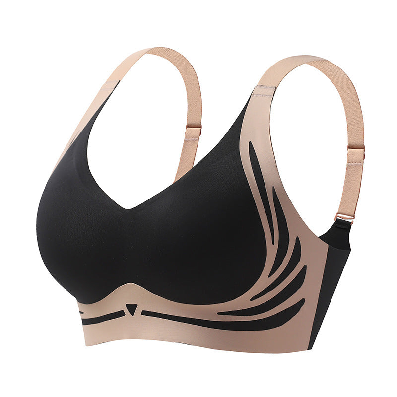 Lifting Wireless Push-Up Bra with Anti-Sagging Support