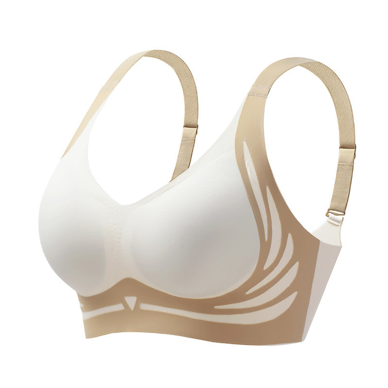 Lifting Wireless Push-Up Bra with Anti-Sagging Support