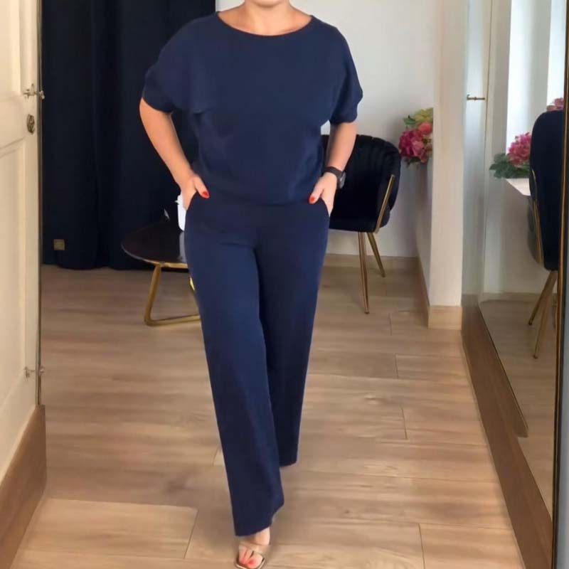 Tailored Three-Piece Set with Soft Fabric