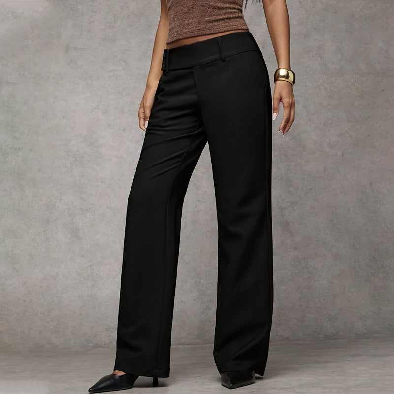 Elowra Tailored Flared Suit Trousers