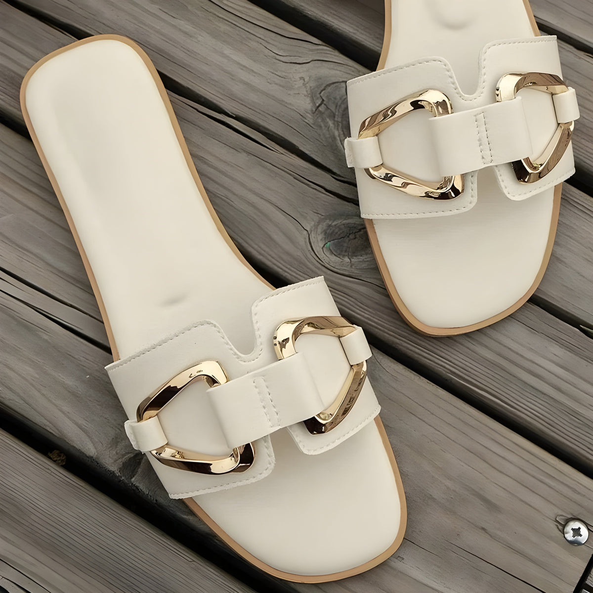 Flat Slide Sandals