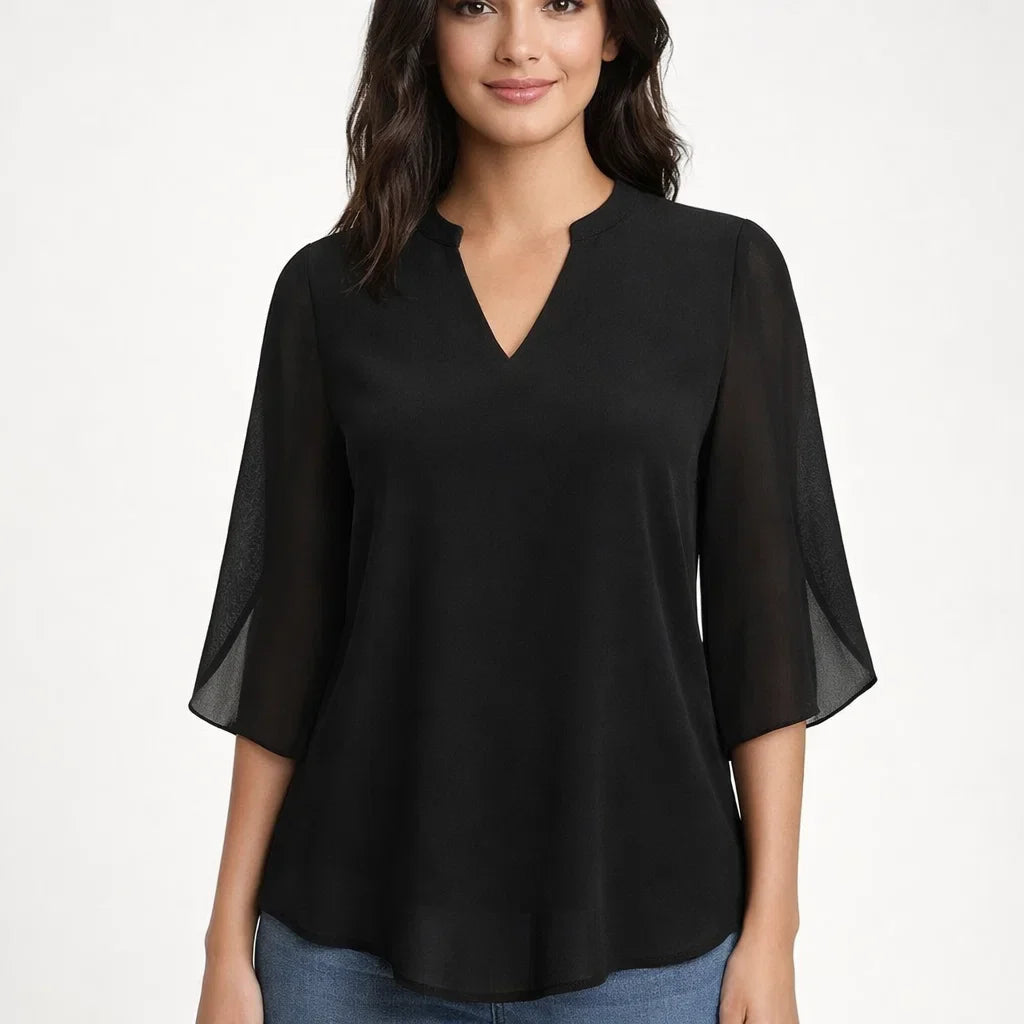 Stylish Relaxed Women's Blouse