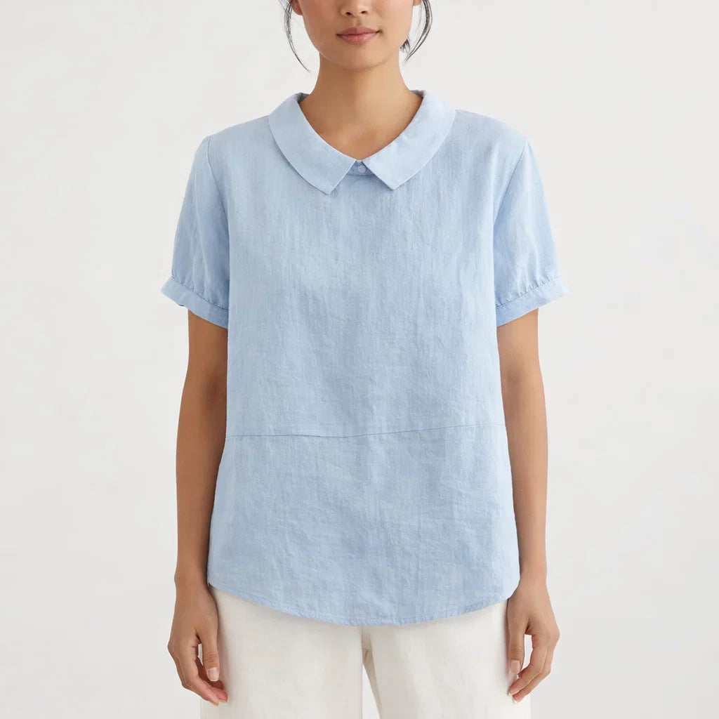 Cotton Shirt for Women - Elegant Button-Up Blouse for Any Occasion