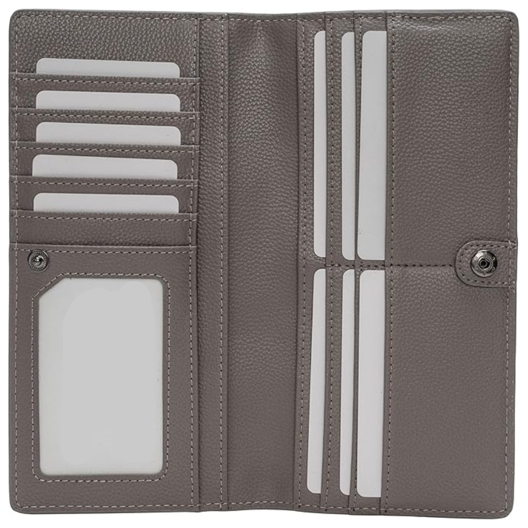 Ultra-Slim RFID Blocking Leather Card Wallet