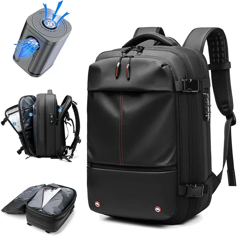Compression Travel Backpack With Laptop Sleeve