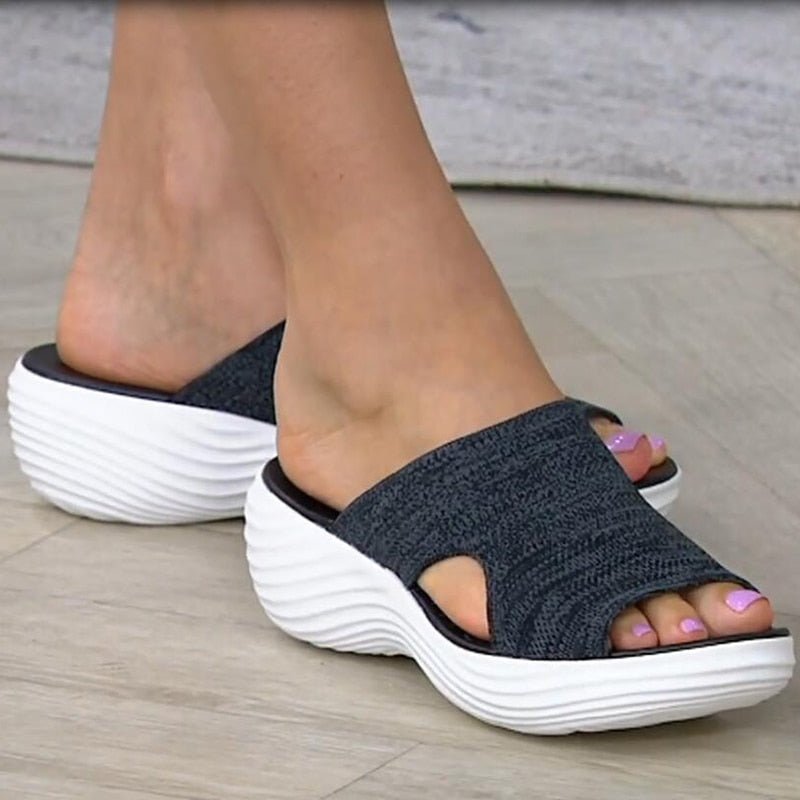 Extra-Cushioned Slip-On Sandals