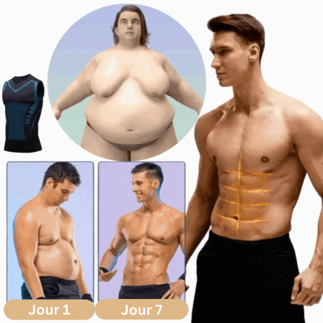 Men's Ionic Shaping Compression Vest | Body Sculpting Tank