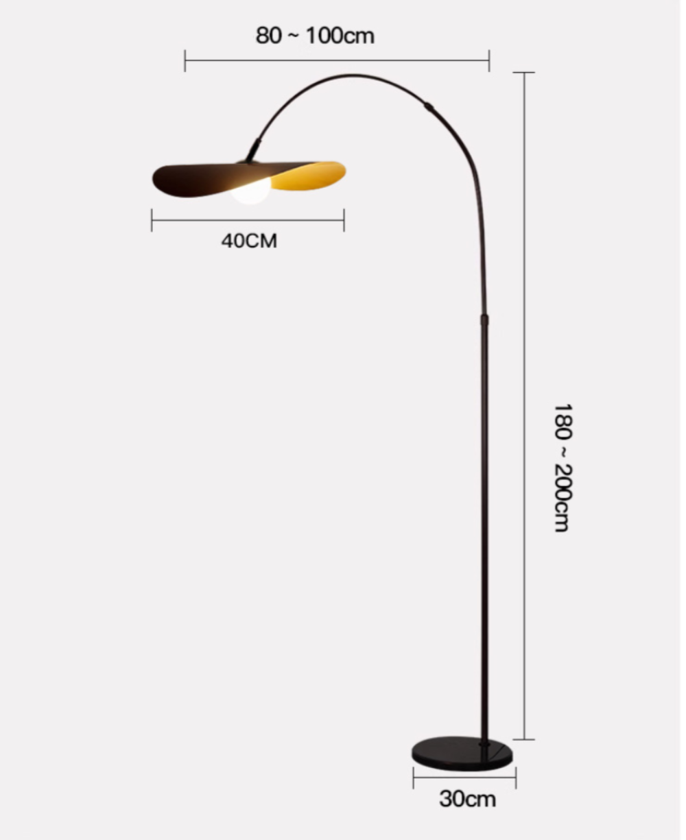 Wabi Sabi Handcrafted Floor Lamp