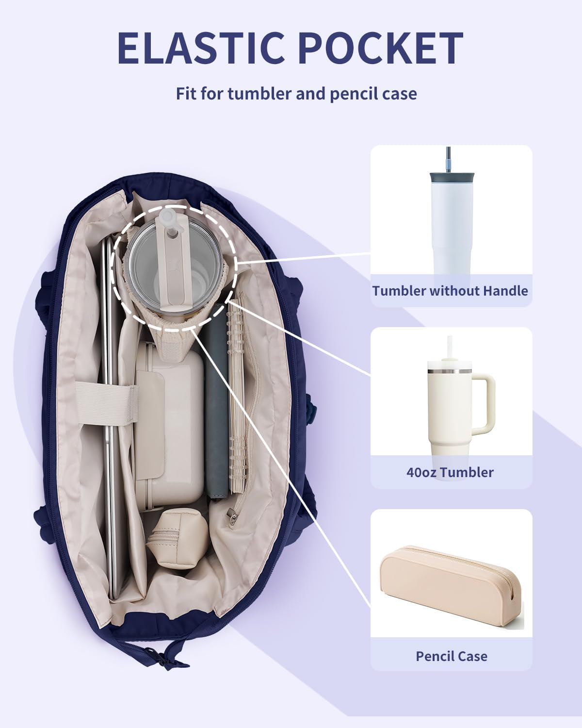 Quilted Puffer Tote Bag with Laptop Sleeve and Cup Holder
