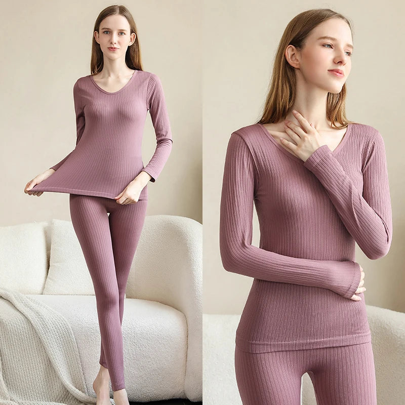 Women's Shaping Thermal Underwear Set