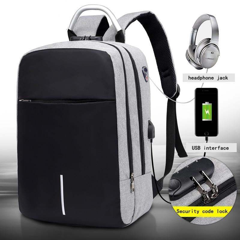 SafeCarry Water-Resistant Anti-Theft Backpack
