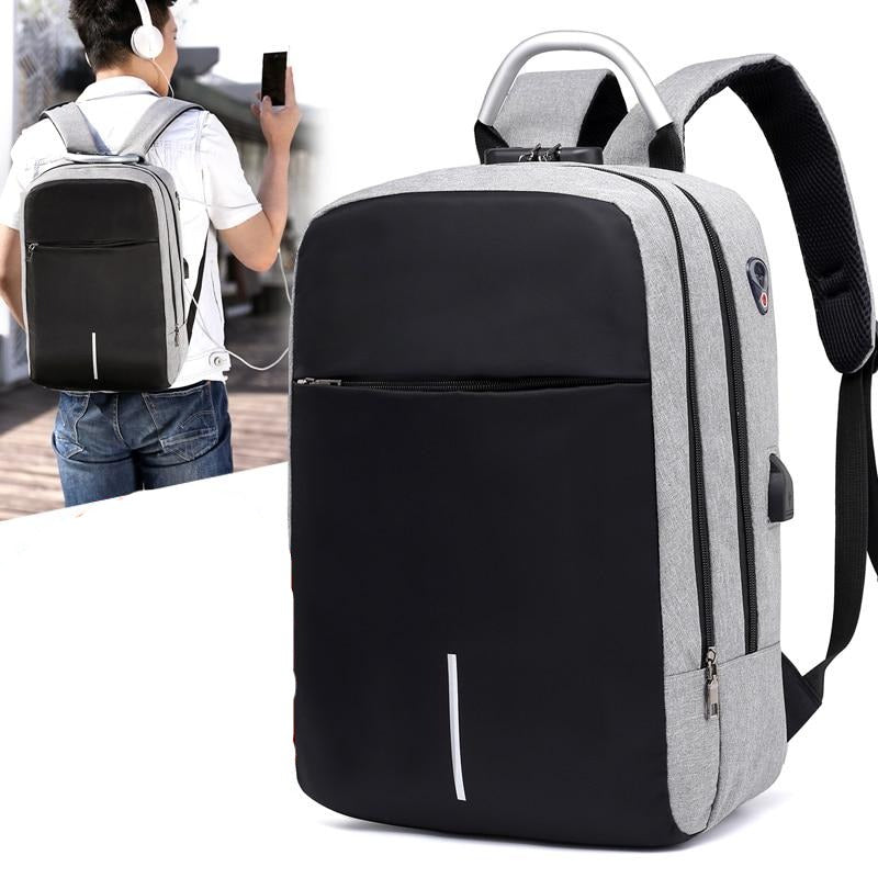 SafeCarry Water-Resistant Anti-Theft Backpack