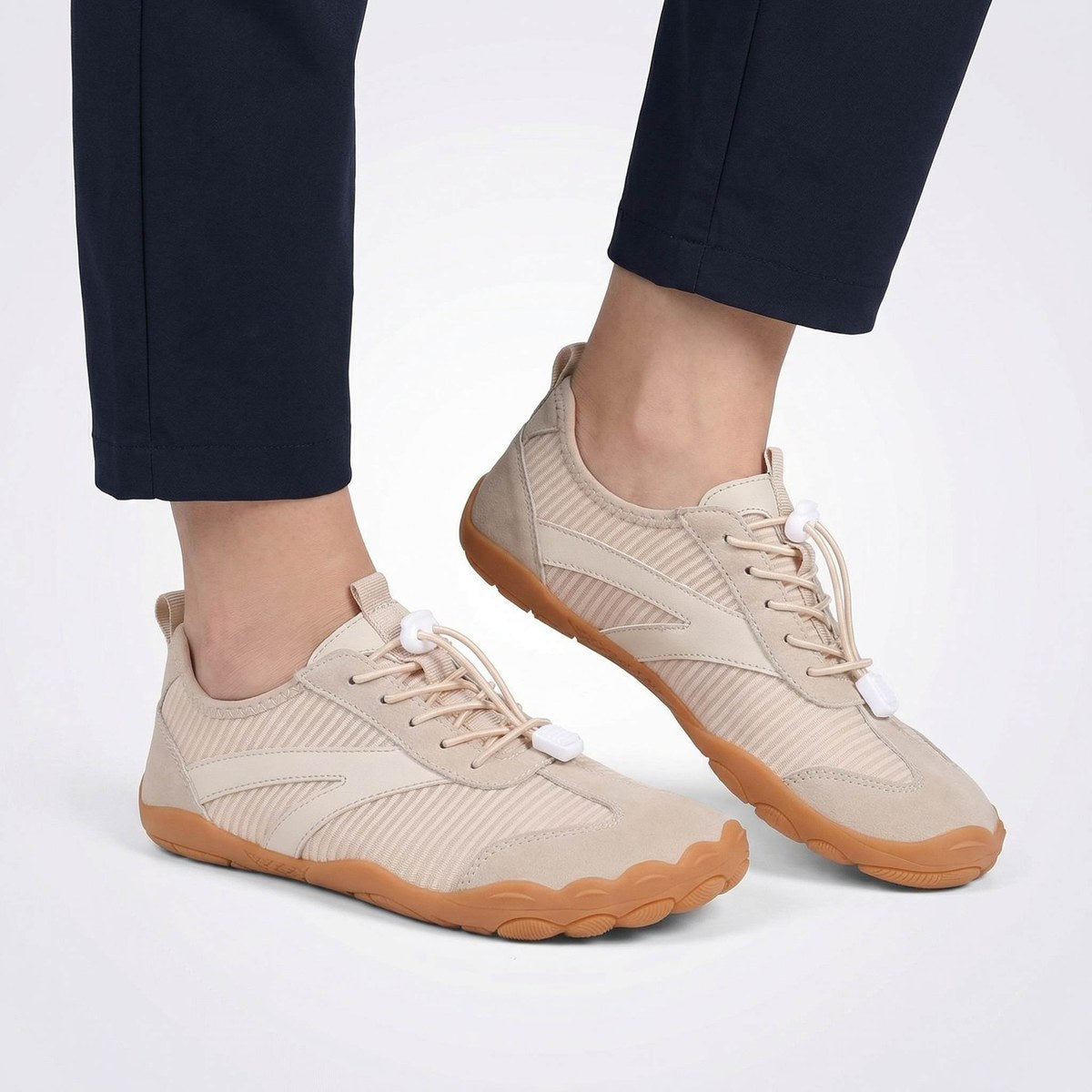 Unisex Wide Toe Box Five-Finger Walking Shoes | Lightweight Barefoot