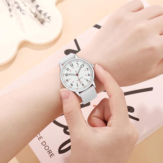 Silicone Band Waterproof Nurse Watch