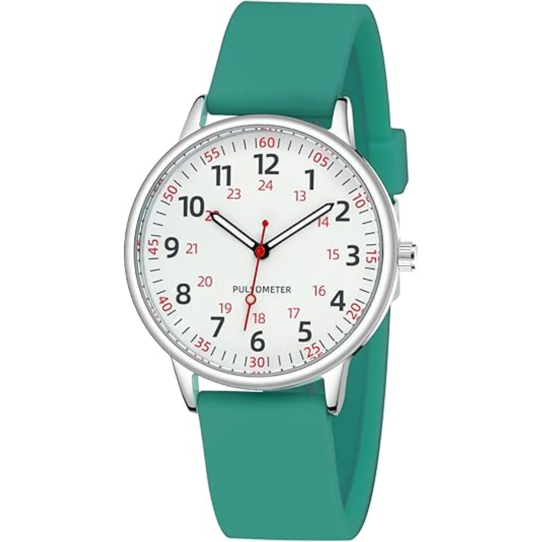 Silicone Band Waterproof Nurse Watch