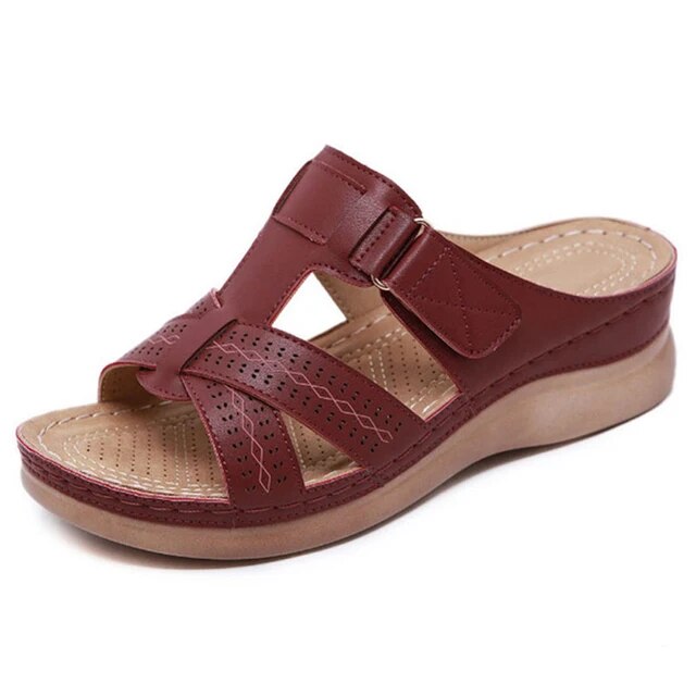 Cushioned Comfort Wave Sole Sandals